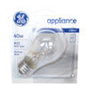 15206 GE 120V 40W A15 Card E26 Clear Incandescent Lamp