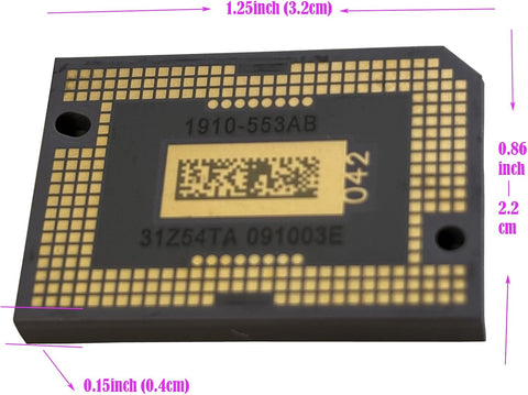 1910-553AB Projector DMD Chip Replacement for Benq W2700, Optoma UHD52ALV LG CineBeam HU810PW ProBeam BU50NST Formovie 4K L406FCN-UST GRU510N