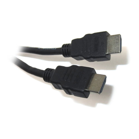 6 Foot Male-A to Male-A Black High Definition Cable