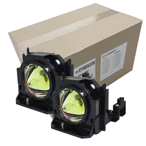 Original Module ET-LAD60AW HS300AR12-4 Replacement Projector Lamp (twin pack)