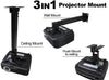 3 in 1 Ceiling/Wall/Flush Projector Bracket Mount - iprojectorlamp