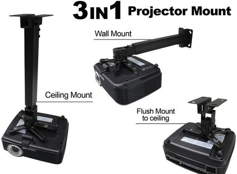 Projector Ceiling Mount Hanger for Ceiling/Wall/Flush - iprojectorlamp