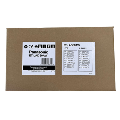 Original Module ET-LAD60AW HS300AR12-4 Replacement Projector Lamp (twin pack)