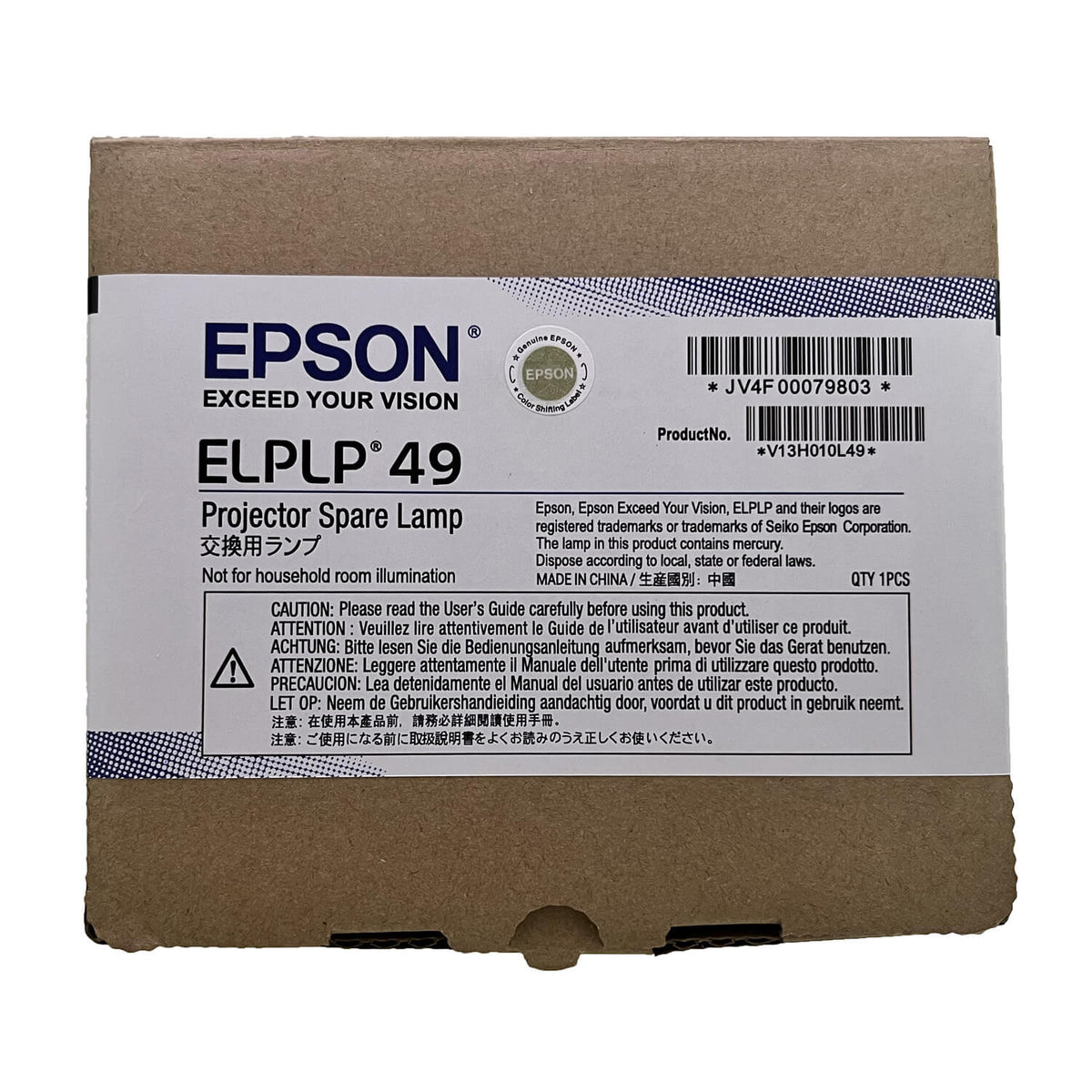 Genuine ELPLP49 Original Sealed Projector Lamp with Module OEM