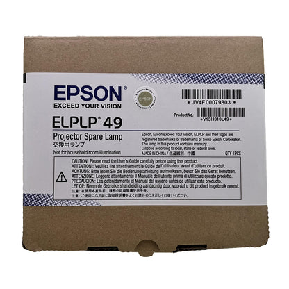 Genuine ELPLP49 Original Sealed Projector Lamp with Module OEM