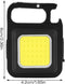 iprojectorlamp Small Portable Keyring , 500 Lumens COB Work Light