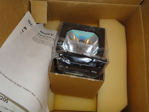 Genuine OEM LMP-P200 Original Projector Lamp with Module Box