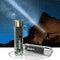 400 Lumens Type-C Rechargeable Transparent Keychain Flashlight with Ultraviolet Red and Blue Flash